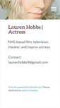 Mobile Screenshot of laurenhobbs.com
